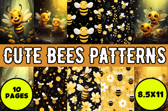 Cute Bees Patterns: A Creative Resource for Crafting Enthusiasts