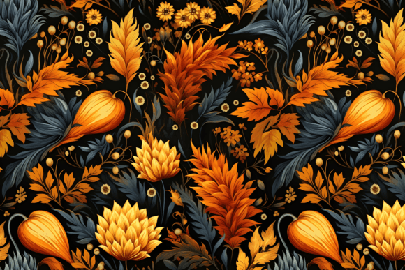 Fall Harvest Seamless Patterns: A Creative Resource for Designers and Entrepreneurs