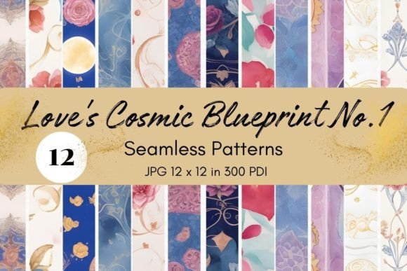 Love’s Cosmic Blueprint No.1 Patterns: A Versatile Resource for Creative and Productive Workflows