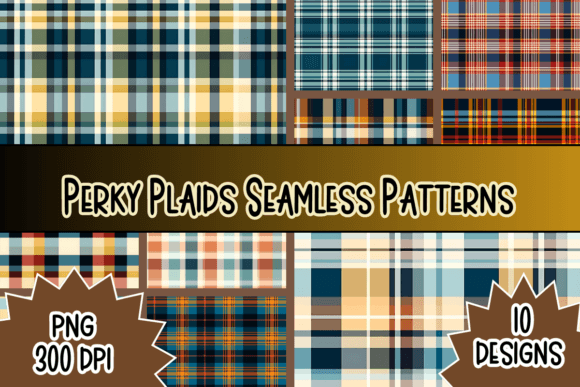 Perky Plaids Seamless Patterns