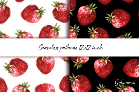 Strawberry Seamless Patterns: A Creative Resource for Designers and Crafters