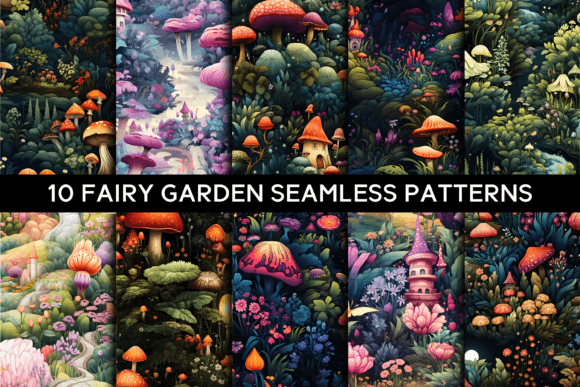 Whimsical Fairy Garden Patterns