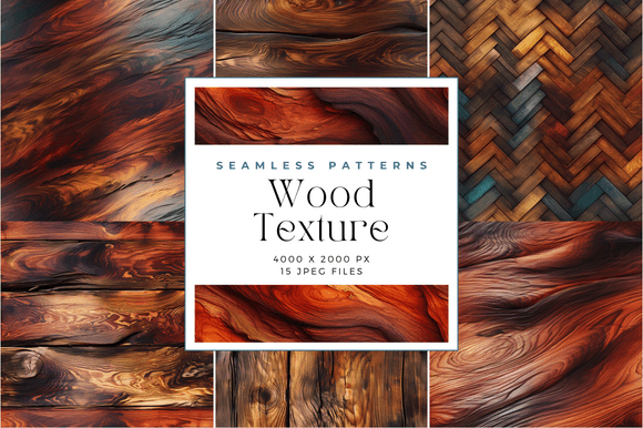Wood Texture Seamless Patterns